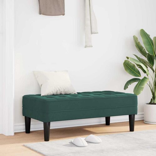  Klupa s jastukom Tamnozelena 113 x 57 x 39 cm Bar&scaron;un Cijene