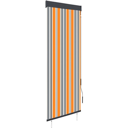 vidaXL Zunanje rolo senčilo 60x250 cm rumeno in modro, (20767711) Cene