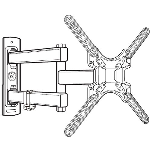 Xstand TV Arm 23/60 long Nosač za TV/nagib-10 do+8/rot.90/VESA 400x400/25kg/5.5-42cm od zida Slike