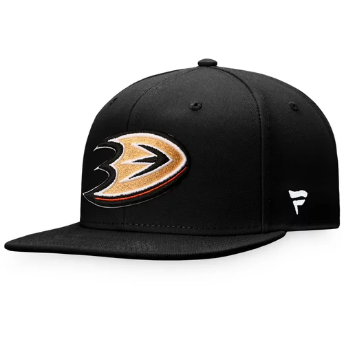Fanatics Men's Core Snapback Anaheim Ducks Black-Dark Orange Cap