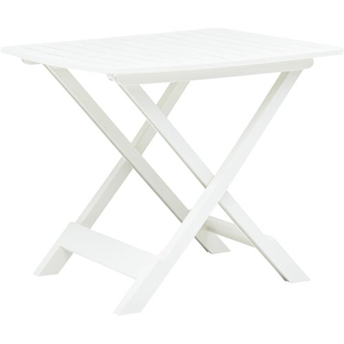  Sklopivi vrtni stol bijeli 79 x 72 x 70 cm plastični Cene