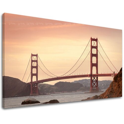  Slike na platnu MESTA - SAN FRANCISCO ME116E11 (moderne slike) Slike
