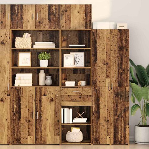  Highboard Staro drvo 50 x 42,5 x 185 cm Konstruirano drvo Cijene