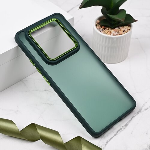 Teracell maska za Xiaomi Redmi Note 14 Pro 5G Shining Camera tamno zelena Cene
