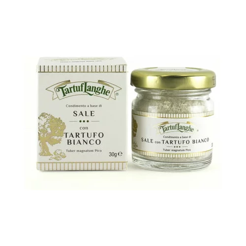 Tartuflanghe Siva sol z belim tartufom - 30 g