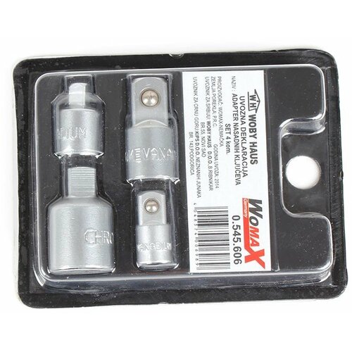 Womax adapter nasadnih ključeva set 4 komada Cene