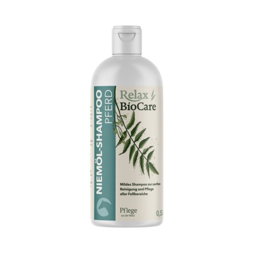 St.Hippolyt Relax BioCare - &amp;scaron;ampon z neemovim oljem za konje - 500 ml Slike
