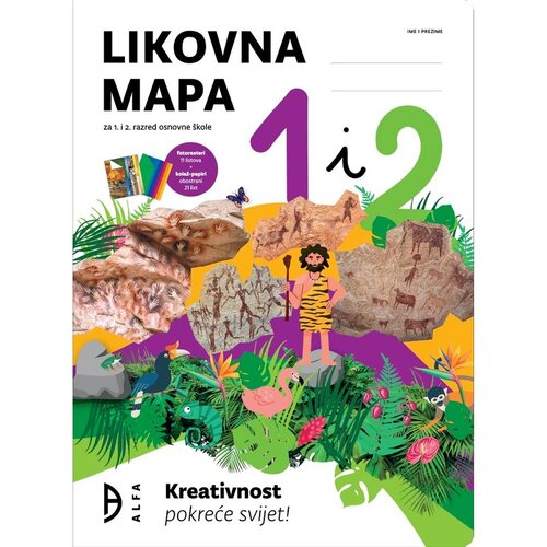 Alfa izdavačka kuća Likovna mapa s kolaž-papirom i raster-papirom 1 i 2 Cijene