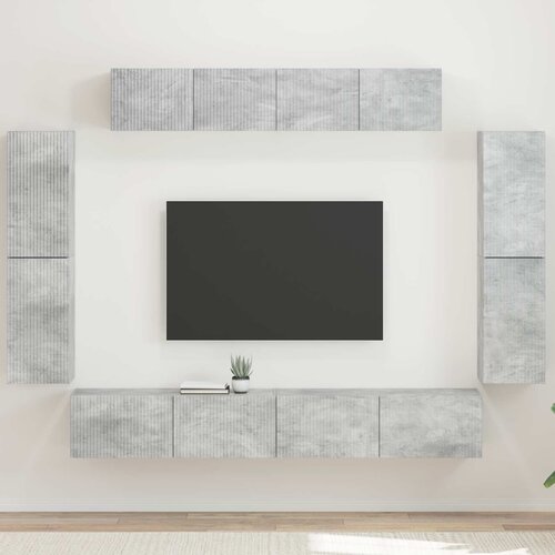 TV ormar 8 pcs Betonski sivi Cene