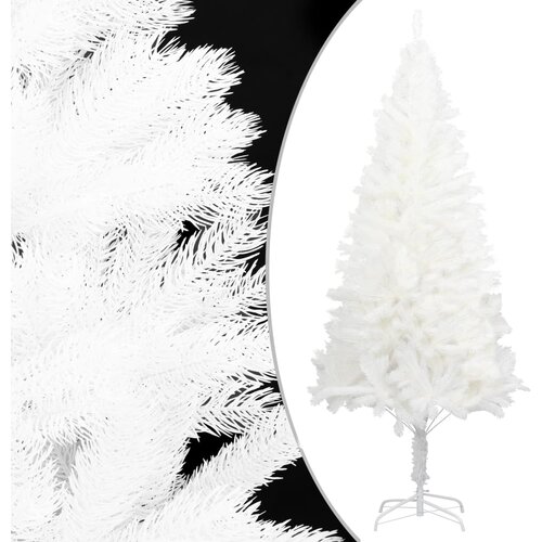 vidaXL Umetna novoletna jelka z realističnimi iglicami bela 120 cm Cene