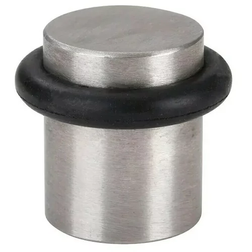 x Zaustavljalec vrat (Ø x V: 20 x 25 mm, način montaže: vijaki, srebrna/črna barva)