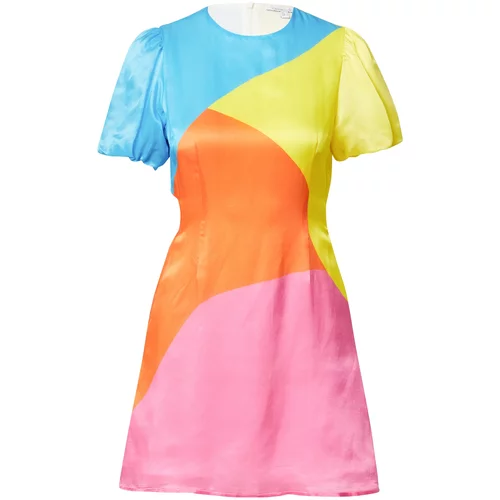 Olivia Rubin Ljetna haljina 'MATHILDE' plava / žuta / narančasta / roza