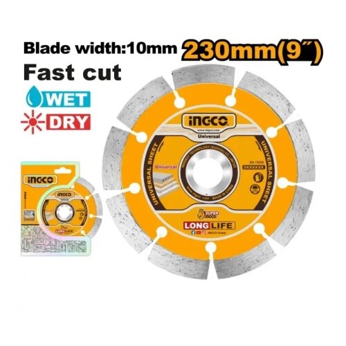 Ingco dmd012302 dijamantski rezni disk 230mm-10mm super ( DMD012302 ) Cene