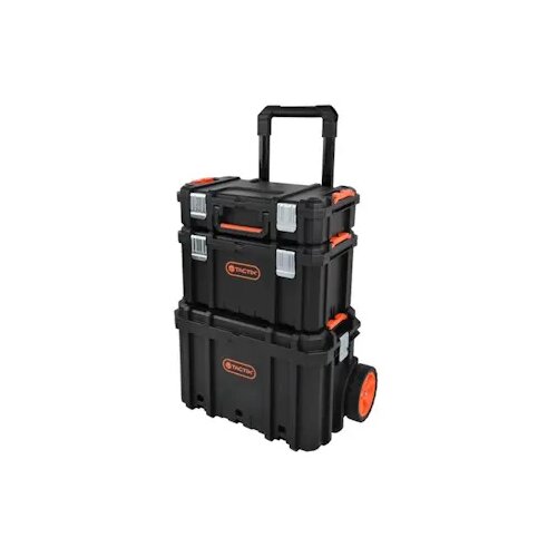Tactix modularni sistem kutija na točkovima 3/1 320379 Cene