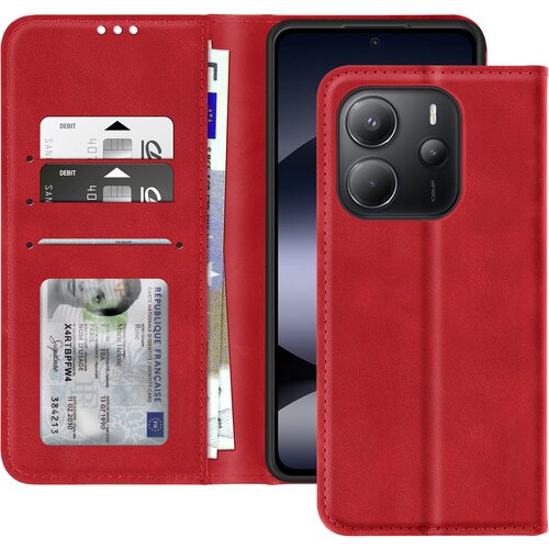 AVIZAR ohi&scaron;je za xiaomi redmi note 14 4G wallet and video holder, rdeča, (5000016589) Cene