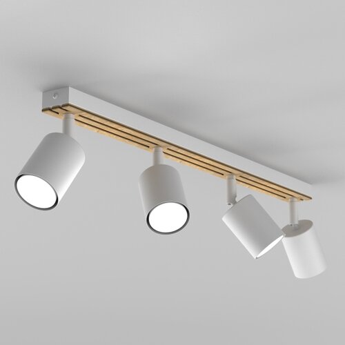 SPOT svetiljka TERRA 4xGU10/8W/230V bela/hrast Slike