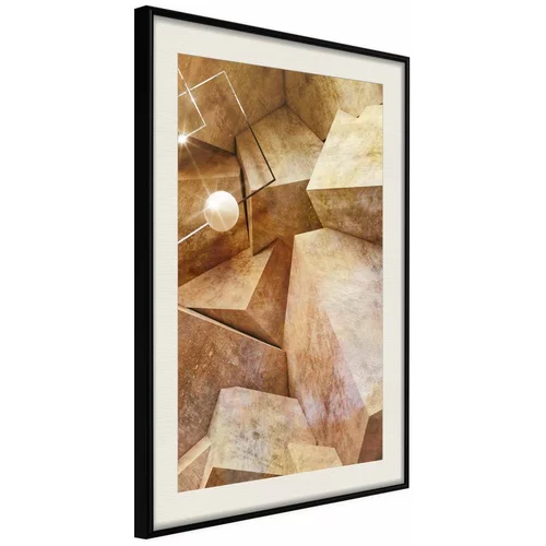  Poster - Cubic Rocks 40x60