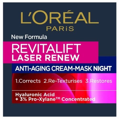 L´Oréal Paris L'OREAL PARIS Ženska noćna krema-maska protiv bora Revitalift Laser Renew 50 ml Cene
