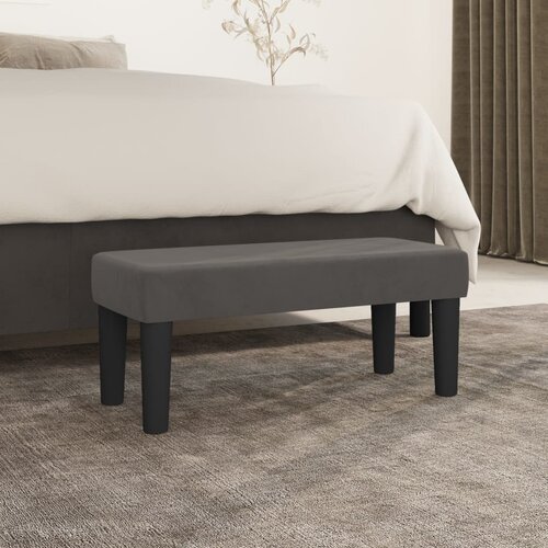 vidaXL Klop temno siva 70x30x30 cm žamet Cene