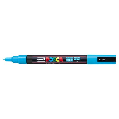  Marker UNI POSCA PC-3M 0.9 - 1.3 MM light blue (8) Cene