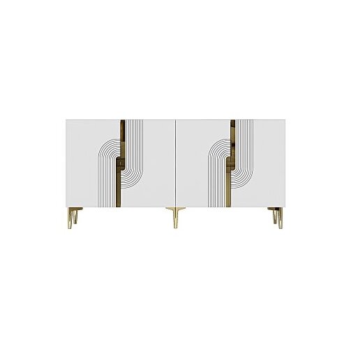 Hanah home konzola meyra 150 white gold Slike
