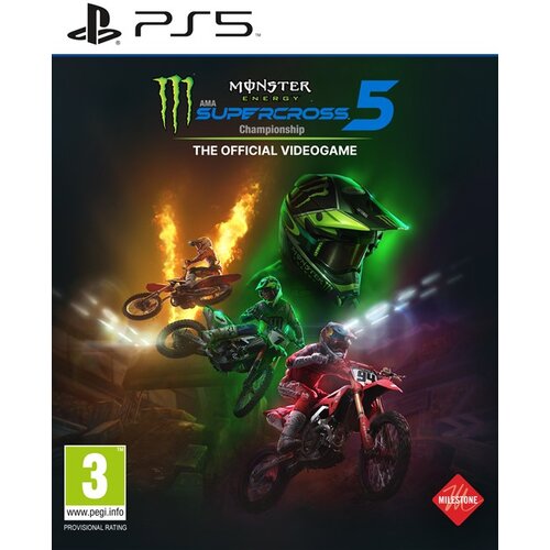 Milestone MONSTER ENERGY SUPERCROSS OFFICIAL VIDEOGAME 5 PS5 Cene