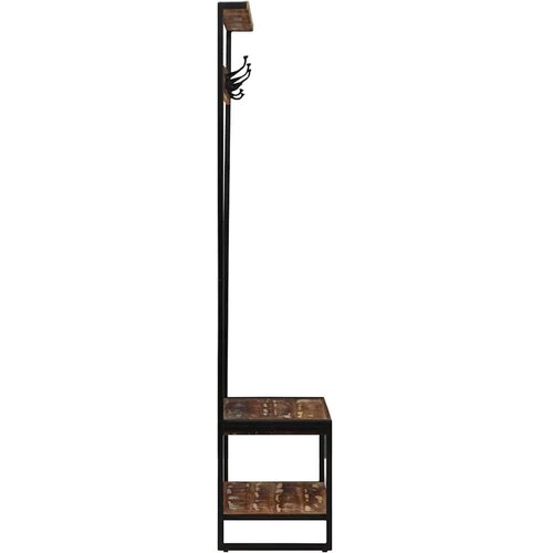 VidaXL Stalak za odjeću Vi&amp;scaron;ebojni 80x40x190 cm puno drvo obrađeno Slike