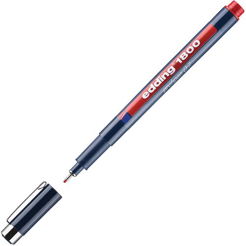  ZA TEHNIČKO CRTANJE PROFIPEN 0,7MM EDDING 1800 CRVENI Cene