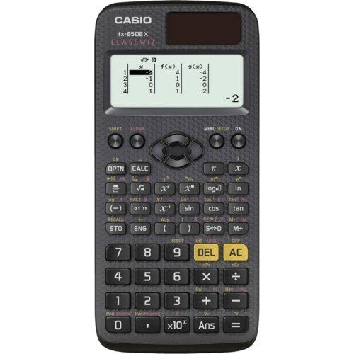 Casio FX-85DEX Kalkulator, &amp;scaron;kolski, 325 funkcija solarno / baterijsko napajanje, Crni Slike