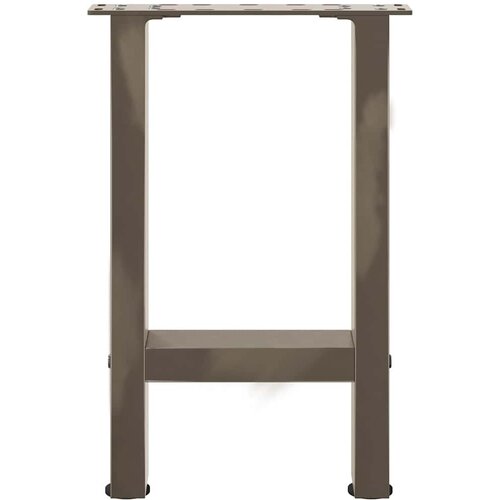 Noge za klub stolić Prirodni čelik 2 kom 38 x (42-43) cm Čelik Slike