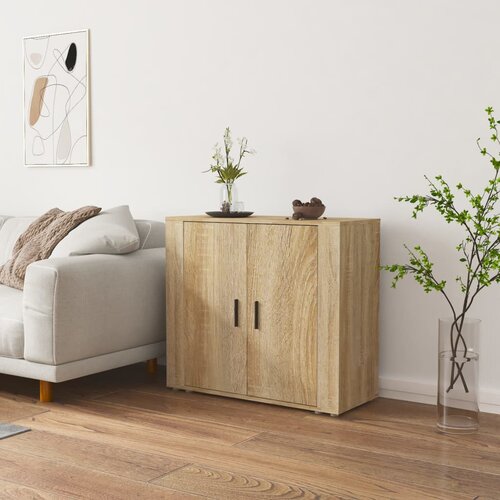  Komoda boja hrasta sonome 80 x 33 x 70 cm od konstruiranog drva Cene