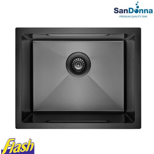  Crna podgradna inox sudopera (set) - sandonna - HD5040 Slike