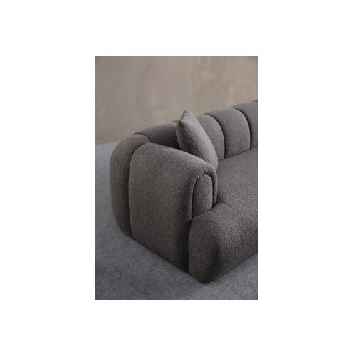 Atelier Del Sofa Trosed Puffy 3 Obična, 255x115x77 cm, Antracit Slike