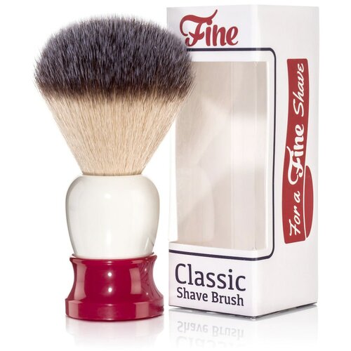 Fine Accoutrements četka za brijanje "classic", fine crveno-bela Cene