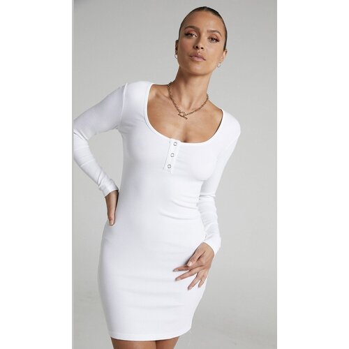 Madmext Dress - White - Basic Slike