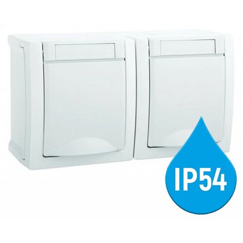 Panasonic Priključnica bela šuho horizontalna dupla II OG 16A 250V IP54 WPTC4800-2WH EU2 PACIFIC Cene