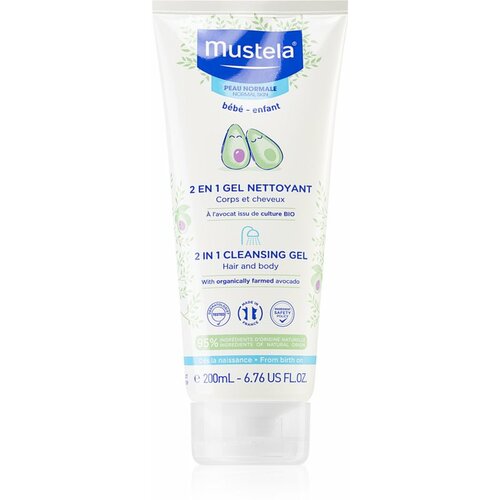 Mustela MUSTELA® 2u1 šampon za pranje kose i tela 200ml Slike