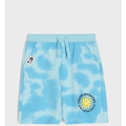 Sinsay Kratke hlače s tie-dye uzorkom SmileyWorld&reg; Cijene