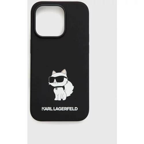 Karl Lagerfeld Etui za telefon iPhone 14 Pro 6,1'' črna barva