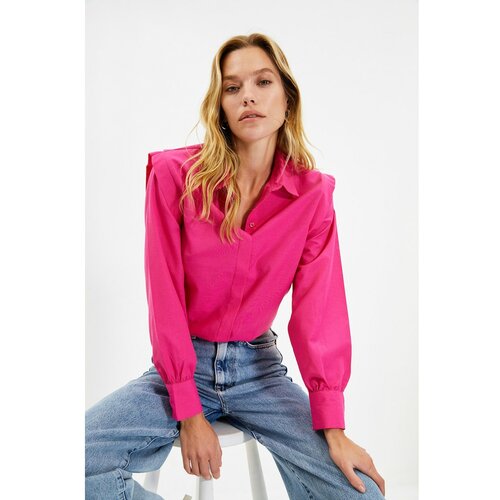 Trendyol Pink Shoulder Detailed Shirt Slike