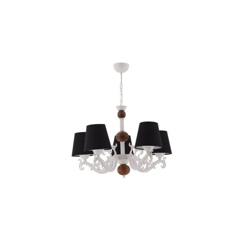 Opviq luster fiona wood black white brown Cene