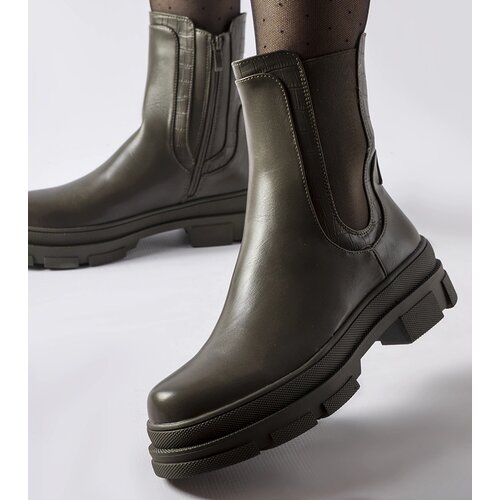 Gemre Green boots with a chunky sole Torina Cene