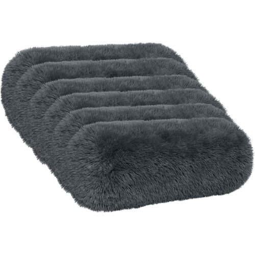  Presvlaka za jastuk 6 pcs HEERLEN Antracit &amp;Oslash; 15 x 40 cm PV flis Slike