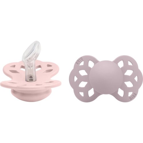 Bibs Infinity Size 1: 0+ months duda Blossom / Dusky Lilac 2 kom Slike
