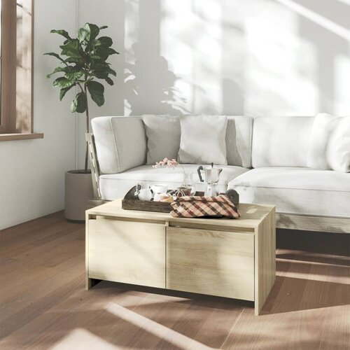  Stolić za kavu boja hrasta 90 x 50 x 41,5 cm konstruirano drvo Cijene