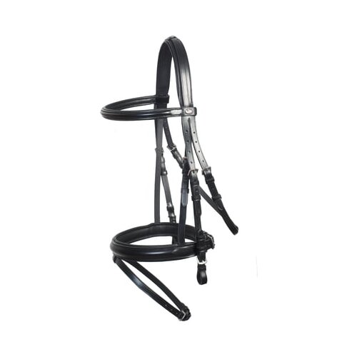 Schockem&amp;ouml;hle Sports Uzda Bremen, black/silver Slike