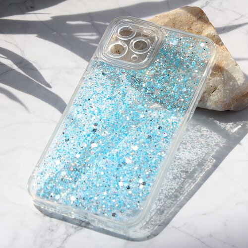 torbica glitter za iphone 11 pro 5.8 plava Slike