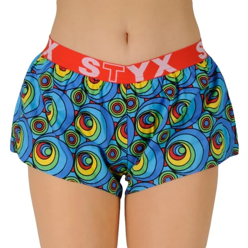 STYX Women's shorts art sports rubber rings (T1151)