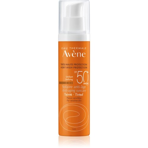 Avene Anti-Age Suncare Tinted zaščita pred soncem za obraz 50 ml za ženske Cene