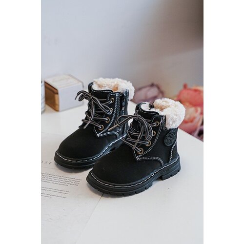 Kesi Children's Zip-Up Trapper Sheepskin Boots, Black Marialee Cijene